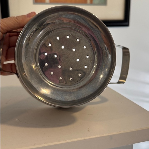 Premium Stainless Steel Small Colanders (2) with Handles - Picture 9 of 11